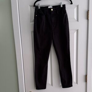 Frame Denim Black Jeans